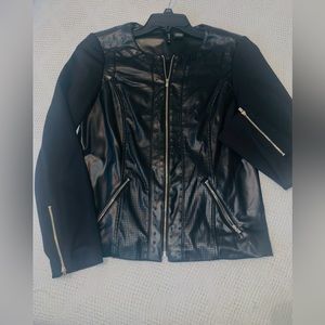 New Direction sz small moto zipper jacket